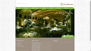 Epic Weddings Website Design